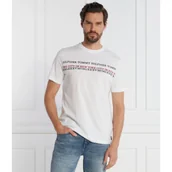 Koszulki męskie - Tommy Hilfiger T-shirt CENTER CHEST STRIPE TEE | Regular Fit - miniaturka - grafika 1