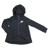 Bluzy dla dziewczynek - Nike Bluza dziecięca unisex czarny czarny XL - miniaturka - grafika 1