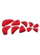 Sprzęt wspinaczkowy - Chwyty wspinaczkowe Ocun Holds Set 4 Edges - red - miniaturka - grafika 1