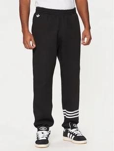 adidas Spodnie dresowe Neuclassics JC9903 Czarny Loose Fit - Spodnie sportowe męskie - miniaturka - grafika 1