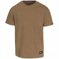 Koszulki męskie - Męska Brązowa Koszulka Pitbull Bawełniany Klasyczny T-shirt No Logo XXL - miniaturka - grafika 1