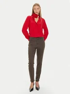 Spodnie damskie - Marella Jeansy Currier 2423136025 Brązowy Skinny Fit - miniaturka - grafika 1