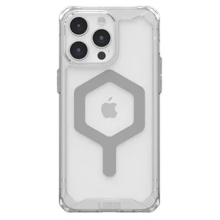 UAG Plyo Magsafe - etui obudowa ochronna do iPhone 15 Pro Max kompatybilna z MagSafe (ice-silver) - Etui i futerały do telefonów - miniaturka - grafika 1