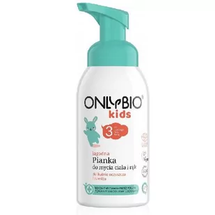 Kids Łagodna pianka do mycia ciała i rąk od 3. roku życia 300 ml - OnlyBio - Mydła - miniaturka - grafika 2