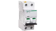 Bezpieczniki elektryczne - Schneider Electric Wyłącznik nadprądowy iC60N 2P C1 6kA A9F04201 - miniaturka - grafika 1