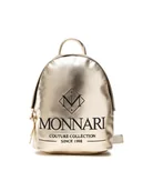 Plecaki - Monnari Plecak BAGB080-023 Złoty - miniaturka - grafika 1