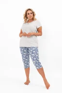 Piżamy damskie - Piżama damska krótki rękaw, 3/4 spodnie Boma - Italian Fashion - miniaturka - grafika 1