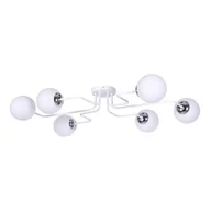 Lampy sufitowe - Kaja ALFRED OLSZEWSKI Lampa sufitowa z białymi kloszami do salonu K-4056 z serii BARI - miniaturka - grafika 1