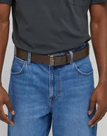 Paski - LEE LEATHER BELT LOGO BUCKLE DARK BROWN LP655024 112331209 - miniaturka - grafika 1