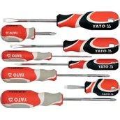 Śrubokręty - YATO Zestaw wkrętaków PŁ 4-6,5mm PH0-PH2 8szt. SVCM55 YT-2670 - miniaturka - grafika 1