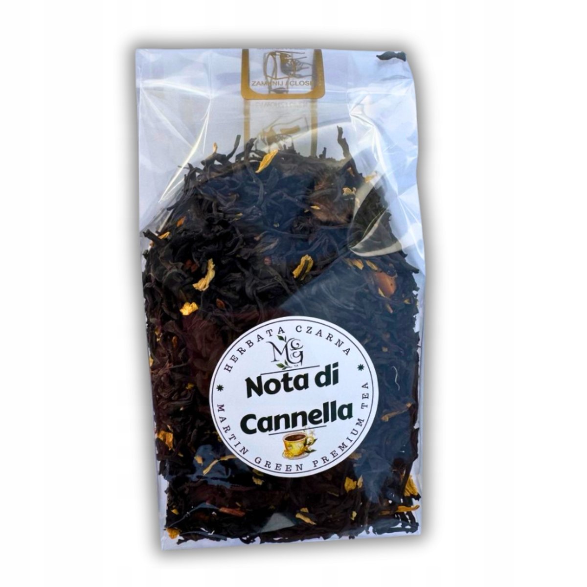 Herbata czarna aromatyzowana Nota di Cannella 50g Martin Green
