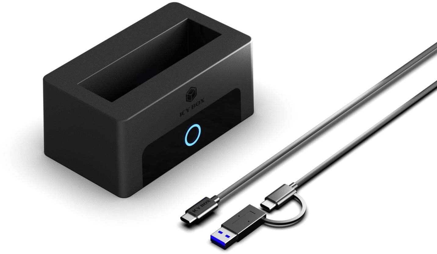 Kieszeń Icy Box IB-1123M-CU31 USB 3.2 Gen 2 3.1 Gen 2 Type-C Czarny 61200