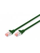 Kable miedziane - Assmann Digitus CAT 6 S-FTP kładzenia okablowania/przewód krosowy, długość 7,0 m, AWG 27/7, zielony DK-1644-070/G - miniaturka - grafika 1