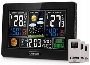 UMITIVE TIANGI-EU11 Czarny - Stacje pogodowe - miniaturka - grafika 1
