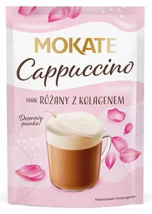 Słodka Kawa Cappuccino Róża Kolagen Deserowa Pianka Bez Eskpresu 40g - Kawa - miniaturka - grafika 1