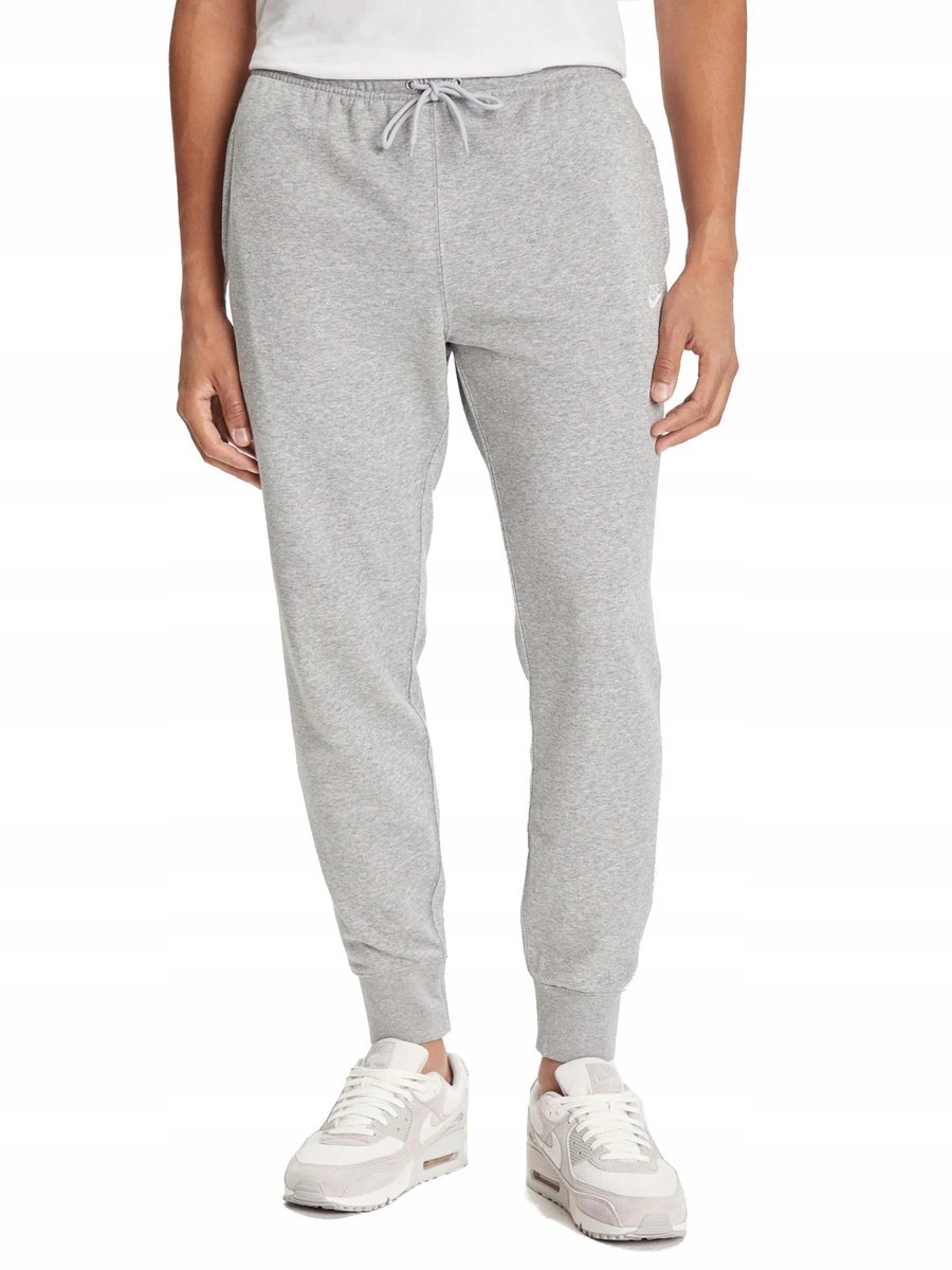 SPODNIE męskie NIKE FN3801-063 dresowe sportowe dresy joggery szare 2XL XXL