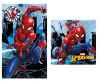 Okrycia kąpielowe dla dzieci - Ręcznik SPIDERMAN Zestaw ręczników 2szt. 30x50 30x30 Bawełna do rąk, twarzy - miniaturka - grafika 1