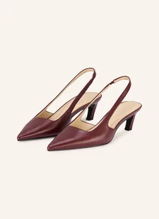 Calvin Klein Czółenka Z Odkrytą Piętą rot - Czółenka - miniaturka - grafika 1