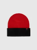 Czapki dla dzieci - 4F Czapka zimowa chłopięca - czarna Uniwersalny - miniaturka - grafika 1