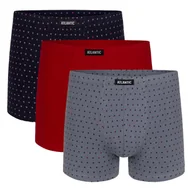 Majtki męskie - 3-pack szorty męskie 3mh-025 atlantic-xl - miniaturka - grafika 1