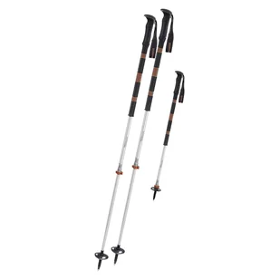 Kije skiturowe Komperdell Contour Titanal II Foam czarno-pomarańczowe 1882305-10  105-140 cm - Kijki narciarskie - miniaturka - grafika 1