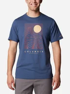 Koszulki męskie - Koszulka męska bawełniana Columbia CSC Seasonal Logo Tee 1991036479 S Niebieska (195981462531) - miniaturka - grafika 1