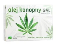 Układ pokarmowy - Gal Sp.j. Olej Konopny 60 kapsułek 3480221 - miniaturka - grafika 1