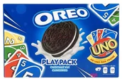 Ciastka - OREO UNO PLAYPACK ZESTAW CIASTEK OREO Z MINI KARTAMI UNO 257,6G ZESTAW NA PREZENT - miniaturka - grafika 1