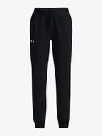 Spodnie sportowe damskie - Spodnie dziewczęce Under Armour  Sport Woven Storm Pant-BLK L - miniaturka - grafika 1