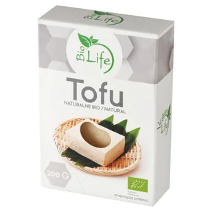 BioLife Tofu naturalne bio 200 g - Produkty wegańskie i wegetariańskie - miniaturka - grafika 1