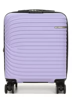Walizki - LYS Paris Akra Mała twarda fioletowa walizka kabinowa na kółkach 55 cm - miniaturka - grafika 1