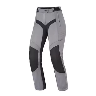 SHIMA JET LADY PANTS GREY, letnie spodnie motocyklowe z ochraniaczami dla kobiet (szare, XL) - Odzież motocyklowa - miniaturka - grafika 1