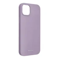 Etui i futerały do telefonów - OEM Futerał Mercury Silicone do iPhone 14 PLUS lawendowy - miniaturka - grafika 1