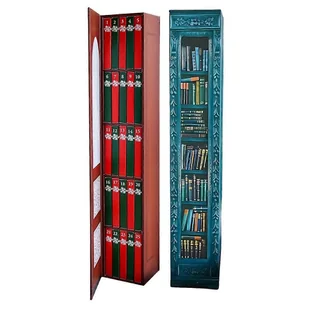 2Pack Mini Book Ornament Kalendarz adwentowy, świąteczny kalendarz adwentowy z prezentem książkowym, kalendarz adwentowy Kolor zdjęcia - Ozdoby bożonarodzeniowe - miniaturka - grafika 1