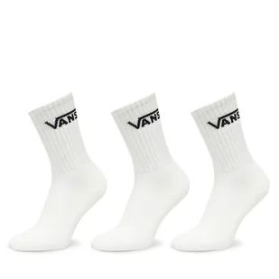 Zestaw 3 par wysokich skarpet unisex Vans VN000QBV Biały - Skarpetki męskie - miniaturka - grafika 1