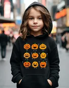 Bluzy dla dziewczynek - Bluza dziecięca z dyniami - dziewczynka/chłopiec - miniaturka - grafika 1