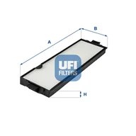 Filtry kabinowe - Filtr, wentylacja przestrzeni pasażerskiej UFI Filtry 53.244.00 - miniaturka - grafika 1