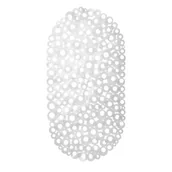 Maty antypoślizgowe - Mata łazienkowa RING 39 x 69 cm 28828 szary - miniaturka - grafika 1