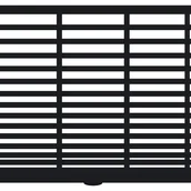 Ogrodzenia - Polbram Brama przesuwna teleskopowa Bali II 4x1,5 m prawa czarna automat - miniaturka - grafika 1