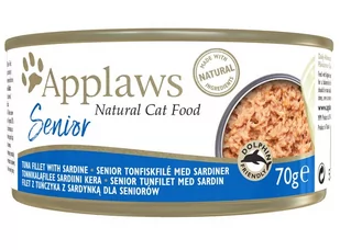 Applaws puszka dla kota Senior tuńczyk & sardynka 70g - Mokra karma dla kotów - miniaturka - grafika 1