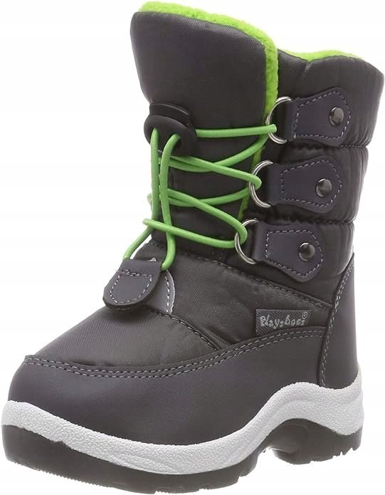 PLAYSHOES DZIECIĘCE ŚNIEGOWCE SZARE 30/31 2ŻoI