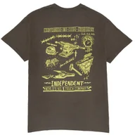 Koszulki męskie - t-shirt INDEPENDENT BRATRUD NOTEBOOK HEAVYWEIGHT T-SHIRT OLIVE - miniaturka - grafika 1