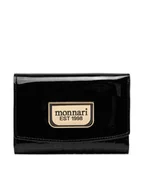 Portfele - Monnari Duży Portfel Damski PURIMP0 Czarny - miniaturka - grafika 1