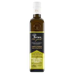 Karpèa The Gold Niefiltrowana oliwa z oliwek najwyższej jakości z pierwszego tłoczenia 500 ml - Olej spożywczy - miniaturka - grafika 1