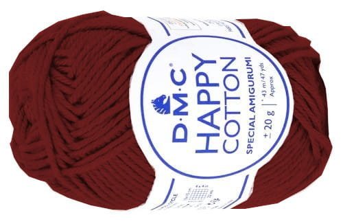włóczka HAPPY COTTON DMC 805 / ciemny rudy