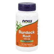 Suplementy naturalne - Now Foods Korzeń łopianu Burdock Root 430mg 100 kapsułek - miniaturka - grafika 1