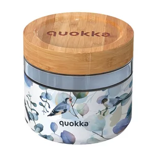 Quokka Deli Food Jar - Pojemnik szklany na żywność / lunchbox 820 ml (Blue Nature) - Lunch boxy - miniaturka - grafika 1