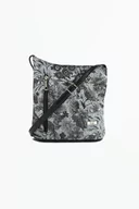 Torebki damskie - Skórzana listonoszka w kwiaty - miniaturka - grafika 1