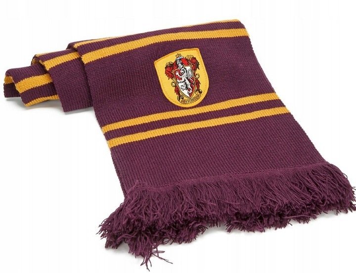Szalik HARRY POTTER Gryffindor bordowy Hogwart Ciepły Oryginalny Prezent