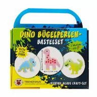 Prace ręczne dla dzieci - Zestaw koralików do prasowania DINO glow Trendhaus - miniaturka - grafika 1